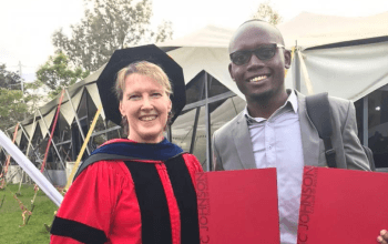 At the Cornell University Graduation, Hospitality Excellence