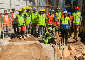 Showing Ishimusa engineering Team motivated for work